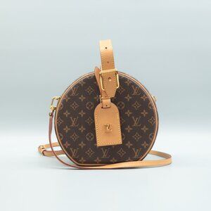 Louis Vuitton Petite Boite Chapeau Brown Monogram Canvas Shoulder Bag